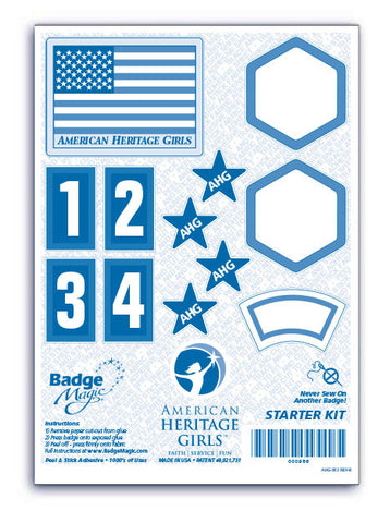 Patch Magic Adhesive, 8.5 x 12 Washable Double-Sided Glue for Iron on Patches and Cut to Fit Freestyle Girl Scout Patches Kit.(2 Pack)